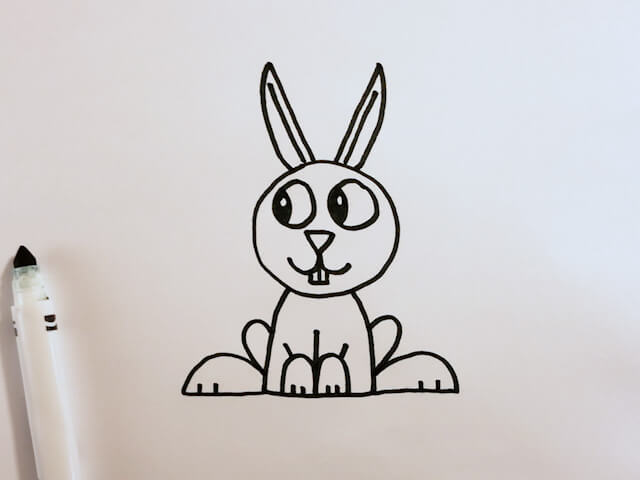 rabbit drawing