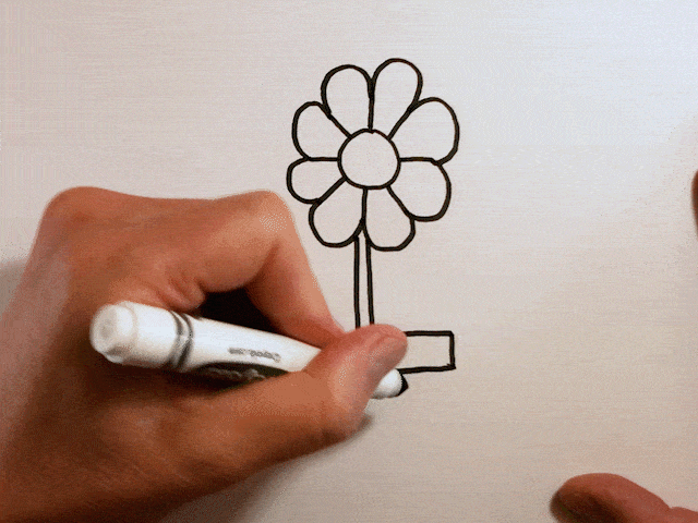 Rose flower drawing is easy for kids pencil draw Vector Image-saigonsouth.com.vn
