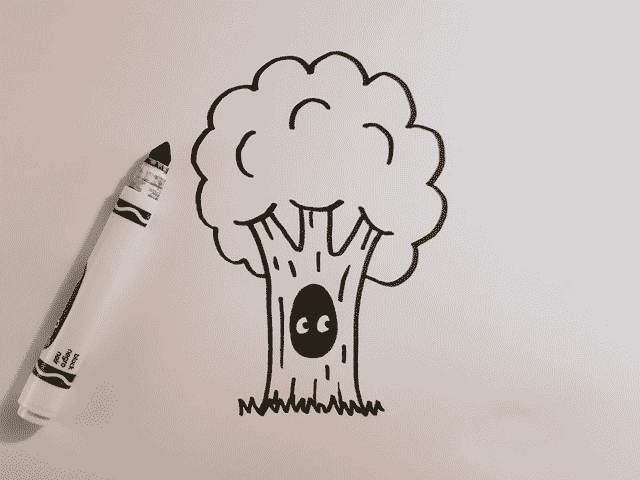 🌳 How to Draw a Cartoon Tree | Easy Drawing for Kids 