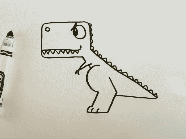 How to draw how to draw a tyrannosaurus