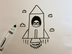 đ How to Draw a Rocket Ship | Easy Drawing for Kids - Otoons.net