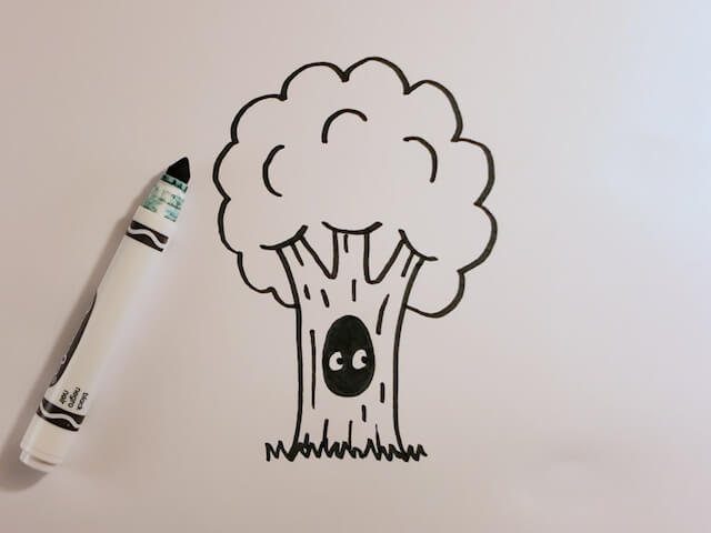 Simple tree drawings HD wallpapers | Pxfuel